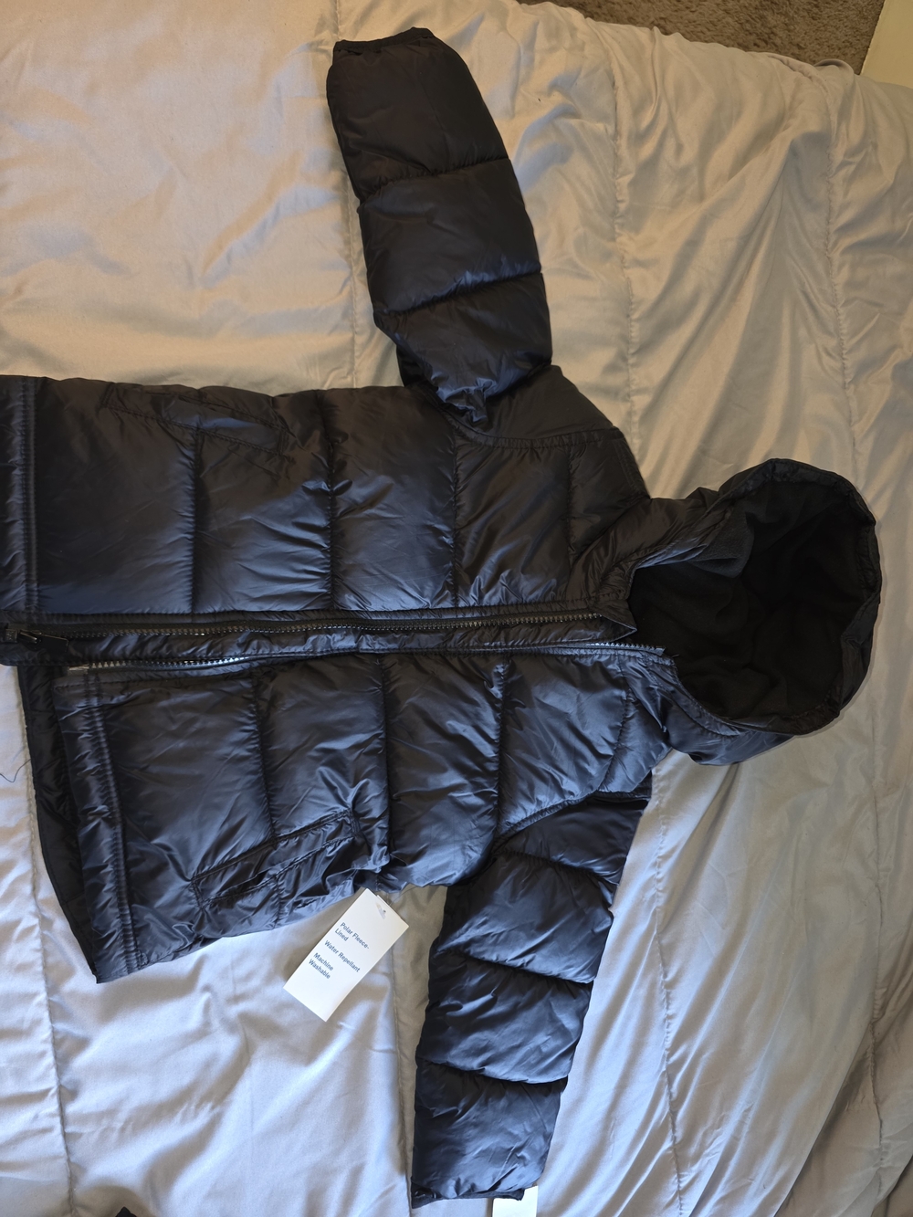 Old Navy Kids Hooded Puffer Jacket - Black
